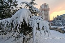 О ПОГОДЕ: сегодня в Таджикистане  переменная облачность, местами снег