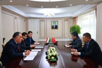 Председатель Согдийской области провел встречу с Генеральным директором «Таджикско-китайской горнопромышленной компании»