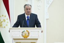 Президент Республики Таджикистан Эмомали Рахмон провёл встречу с руководителями и активом Согдийской области