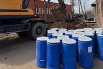 В селе Намуна отчистили землю от пестицидов и загрязнённого грунта