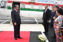 Начало рабочей поездки Лидера нации Эмомали Рахмона в Ховалингский район Хатлонской области