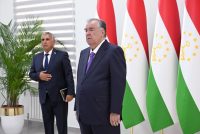 Президент Республики Таджикистан Эмомали Рахмон дистанционно ввёл в эксплуатацию ещё два объекта в городе Рогуне
