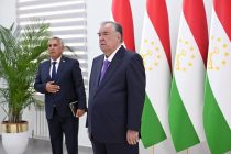 Президент Республики Таджикистан Эмомали Рахмон дистанционно ввёл в эксплуатацию ещё два объекта в городе Рогуне