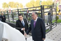 Лидер нации Эмомали Рахмон в Яванском районе сдал в эксплуатацию новое здание Управления Агентства социального страхования и пенсий