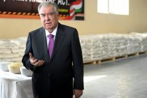 Президент Республики Таджикистан Эмомали Рахмон дал старт деятельности трёх новых производственных цехов ООО «Инновационно-промышленный и технологический парк города Леваканта»