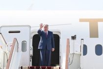 Президент Республики Таджикистан Эмомали Рахмон отбыл в город Бишкек Кыргызской Республики для участия на саммите глав государств-членов ШОС