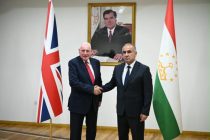 Секретарь Совета безопасности Юсуф Рахмон встретился с государственным министром Министерства обороны Соединённого Королевства Великобритании и Северной Ирландии Верноном Коаке