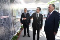 Президент Республики Таджикистан Эмомали Рахмон ознакомился с шестью новыми производственными, логистическими и социальными проектами в городе Душанбе