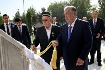 Президент Республики Таджикистан Эмомали Рахмон в Восейском районе ввёл в эксплуатацию здание частной больницы «Тибби Хулбук»
