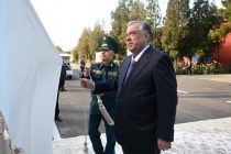 Глава государства Эмомали Рахмон в Шахринавском районе посетил Республиканский  учебно-методический центр Комитета по чрезвычайным ситуациям и гражданской обороне