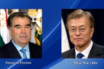 Барқияи табрикии Пешвои миллат ба Президенти тозаинтихоби Ҷумҳурии Корея Мун Чжэ Ин
