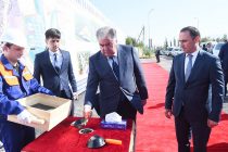 Президенти мамлакат Эмомалӣ Раҳмон барои бунёди «Шаҳраки Сомониён» дар ноҳияи Файзобод санги асос гузоштанд