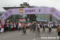 Дар Душанбе зиёда аз  55 ҳазор нафар дар Дави миллӣ ва беш аз 1600 нафар дар марафони велосипедронӣ иштирок намуданд