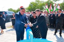 Сокинони маҳаллаи Наврӯзи  шаҳри Бӯстон бо оби нӯшокӣ таъмин гардиданд