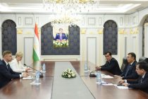 Сарвазири Ҷумҳурии Тоҷикистон Қоҳир Расулзода бо директори генералии «Роҳи оҳани Русия» Олег Белозёров  мулоқот намуд