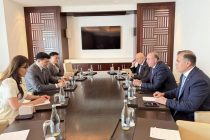 Муовини якуми Сарвазири Ҷумҳурии Тоҷикистон бо муовини Сарвазири Муғулистон мулоқот намуд