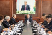 Дар Душанбе оид ба иҷрои дастуру супоришҳои Паёми Президенти Ҷумҳурии Тоҷикистон ба Маҷлиси Олӣ ҷаласаи Гурӯҳи корӣ доир гардид