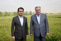 Боздиди кории Пешвои миллат Эмомалӣ Раҳмон аз шаҳри Турсунзода
