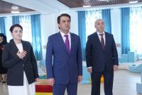 Раиси шаҳри Душанбе Рустами Эмомалӣ муассисаи таҳсилоти томактабии «Афрӯза»-ро мавриди истифода қарор доданд