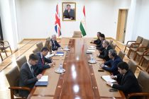 Котиби Шурои амнияти Ҷумҳурии Тоҷикистон бо Сафири Британияи Кабир мулоқот намуд
