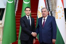 Президенти Ҷумҳурии Тоҷикистон Эмомалӣ Раҳмон бо Президенти Туркманистон Сердар Бердимухамедов мулоқот намуданд