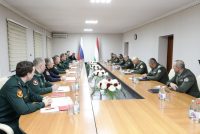 Фармондеҳи Гвардияи миллии Ҷумҳурии Тоҷикистон бо директори Хадамоти Федералии қӯшунҳои Гвардияи миллии Федератсияи Русия мулоқот намуд