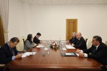 Файзалӣ Идизода бо Сафири Ҷопон дар Тоҷикистон вохӯрӣ намуд