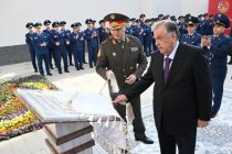 Сарвари давлат Эмомалӣ Раҳмон дар шаҳри Истаравшан бинои нави Прокуратураи шаҳрро ифтитоҳ намуданд