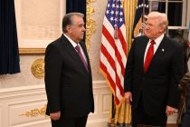 Президенти Ҷумҳурии Тоҷикистон Эмомалӣ Раҳмон бо Президенти Иёлоти Муттаҳидаи Амрико Доналд Трамп мулоқот намуданд