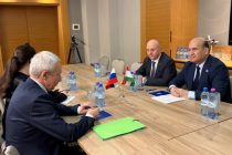 Муовини якуми Раиси Ҳизби Халқии Демократии Тоҷикистон бо аъзои Бюрои сиёсии ҳизби «Единая Русия» мулоқот намуд