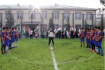 Дар Литсейи касбии политехникии шаҳри Душанбе майдончаи варзишии футбол ифтитоҳ гардид