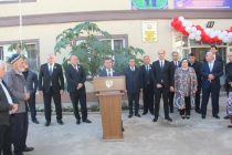 Ба ифтихори Рӯзи Президент дар ноҳияи Шаҳринав бинои муассисаи таълимӣ ба истифода дода шуд