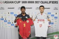 ҶОМИ ОСИЁ-2027. Дастаи мунтахаби Тоҷикистон дар бозӣ бо Тимори Шарқӣ бо либосҳои сафед ба майдон мебарояд