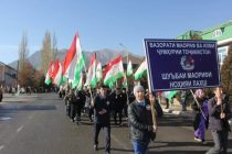 «ПАРЧАМАТ БОДО ПАРАФШОН, ТОҶИКИСТОНИ АЗИЗ!». Таҳти ин унвон дар Лахш ҳамоиши идона  доир шуд