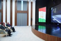 Сарвари давлат Эмомалӣ Раҳмон Муассисаи давлатии Рекламаи берунӣ ва ороиши шаҳри Душанберо ба таври фосилавӣ ифтитоҳ намуданд