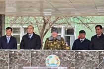 «САРҲАДБОНОН-ЧАШМИ БЕДОРИ ВАТАН». Дар қисми ҳарбии Қӯшунҳои сарҳадӣ ҳамоиши тантанавӣ баргузор гардид