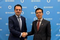 Намояндаи Тоҷикистон бо Раиси Шурои иқтисодӣ ва иҷтимоии Созмони Милали Муттаҳид мулоқот намуд