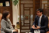 Сафири Тоҷикистон бо муовини Вазири корҳои хориҷии Миср мулоқот намуд