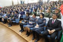 «ПАЁМ-РОҲНАМОИ ЗАНОН ДАР ҶОМЕА». Дар Душанбе ҳамоиши кормандзанони мақомоти корҳои дохилӣ доир шуд