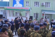 Донишҷӯёни Коллеҷи тиббии шаҳри Ҳисор бо шароити хизмати сарбозон шинос шуданд