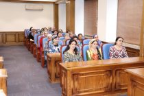 Дар Корхонаи воҳиди давлатии «Роҳи оҳани Тоҷикистон» Рӯзи Модарро таҷлил намуданд