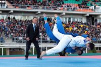 Дар Душанбе  бахшида  ба Ҷашни  байналмилалии  Наврӯз   Мусобиқаи гӯштини миллӣ  (гӯштингирӣ) доир мешавад