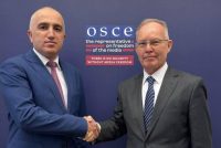 Намояндаи доимии Тоҷикистон бо Намояндаи Созмони амният ва ҳамкорӣ дар Аврупо оид ба озодии ВАО мулоқот намуд