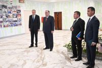 Президенти Ҷумҳурии Тоҷикистон Эмомалӣ Раҳмон дар шаҳри Норак 8 иншоти таъйиноти гуногунро ба таври фосилавӣ ба истифода доданд