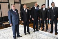 Сарвари давлат Эмомалӣ Раҳмон дар ноҳияи Данғара ба фаъолияти марҳилаи дуюми корхонаи муштараки «Муосир» оғози расмӣ бахшиданд