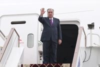 Президенти Ҷумҳурии Тоҷикистон Эмомалӣ Раҳмон  ба Ҷумҳурии Қазоқистон сафар намуданд