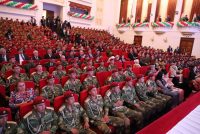 Ба муносибати Рӯзи қушунҳои дохилӣ ҳамоиши тантанавӣ баргузор шуд