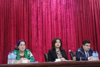 Муовини Сарвазири Тоҷикистон Дилрабо Мансурӣ бо фаъолони ноҳияҳои минтақаи Рашт ва шаҳри Роғун вохӯрӣ намуд