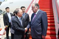 Президенти Ҷумҳурии Тоҷикистон Эмомалӣ Раҳмон дар доираи сафари давлатӣ ба шаҳри Чонгчини Ҷумҳурии Мардумии Чин ташриф оварданд