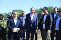Дар ноҳияи Ёвон корҳои бартарафсозии оқибатҳои офати табиӣ идома доранд